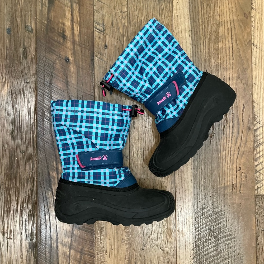Kamik waterproof winter snow boots girl 3